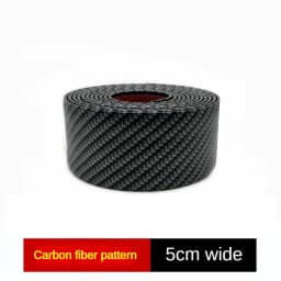 2M/4M/5M Car Door Protector Carbon Fiber Black Body Side Skirts Edge Guards Decorative Strip Anti-Scratch Protection Stickers