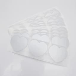 150pcs Pack 30x35mm SCRATCH OFF Sticker Label Heart Silver/Rose/Gold Adhesive DIY Manual Hand Made Stripe Card Film