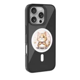 2.53 inches E-ink phone case photos Display Wireless transmission DIY screen for iphone 16/15/14/13 Round Support Magsafe 