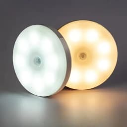 LED Smart Human Body Sensor Night Lamp Emergency Automatic Lighting USB Charging Wireless Magentic Suction Use Night Light