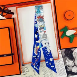 Brand Design Twill 100% Mulberry Silk Scarf for Women Luxury Fashion Scarf Lady Foulard Skinny Bag Scarves Hot Sale Neckerchief