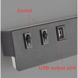 Bedside Reading Wall Lamp Nordic Modern LED Wall Light With Switch USB Indoor Lighting Room Decor For Bedroom Living Room Sconce