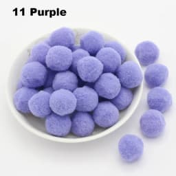 30-300Pcs Pom Poms Fluffy Soft Pompom Ball 8/10/15/20/25/30mm Handmade Sewing Craft DIY Kids Toy Christmas Weddinrg Decoration