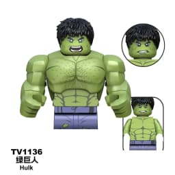 Blind Box Mini Building Blocks TV6204 Figures Big Goblin Spiderman Iron Man Venom Captain Hawk Deadpool Armor Christmas Gift Toy