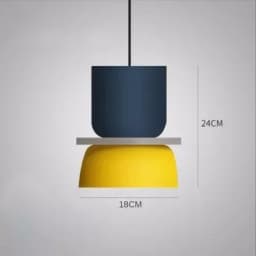 Modern Macaron Led Pendant Lamp Colorful Hanging Suspension Study Dining room Bedside Bedroom Chandelier Lighting lamp shades