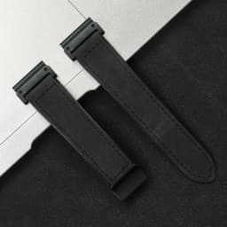 Leather  Silicone Band For Garmin 22 26mm Fenix 5 5X Plus 7 7X 6 6X Pro No Gaps Sport Quick Release For Garmin Watch 3 3HR Strap