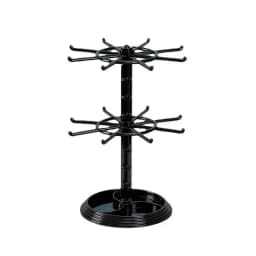 Rotatable Acrylic Display Stand Keychain Jewelry Accessory Holder Earring Necklace Bracelet Chain Storage Organizer
