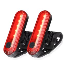 Rear Bike Tail Light USB Rechargeable Ultra Bright Taillights Fit On Bicycle Easy to Install for Cycling Safety Bicycle Light