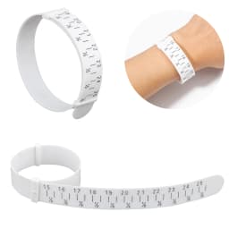 1pcs 27cm Wrist Sizer Measuring Tool US/UK/EU/HK Adjustable Coil Sizing Measure for Jewelry Making Bracelet Gauge Measure Tools