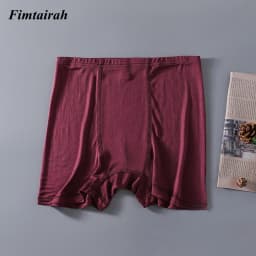 6A Mulberry Silk  flat corner pants,  Men's silk flat corner pants, men's mulberry silk underwear, silk knitted shorts,