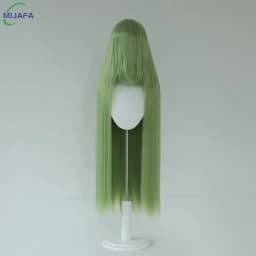 Very High Quality 600g 68 Colors 40 Inch 100cm Long Straight Cosplay Wig With Bangs Heat Resistant Hair Anime Wigs + Wig Cap
