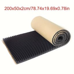 Self Adhesive 20mm High Density Egg Crate Foam Car Sound Deadening Mat, Automotive Hood Heat Insulation & Acoustic Noise Proofin