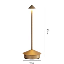 Dimmable LED Table Light 3 Color Options Rechargeable Ambient Night Lamp for Bar Counter Bedroom Bedside Home Decor Lighting