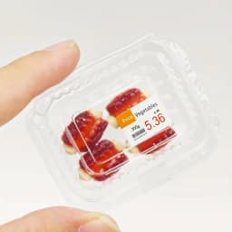 Mini Supermarket Food Box Role-Playing Toy 1:12 Scale Crab Lobster Pork