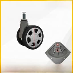 Detachable Luggage Wheels Quiet Four-Wheel Accessories for Suitcase And Carry-On Bag Poly-Cylinder Universal Wheels Repair Parts