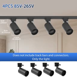 GU10 LED Track Light Full Sets Ceiling Lighting Indoor Kitchen Lamp LED Spotlight for Living Room Store Decor Ceiling Spot Light
