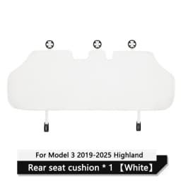 Car Ice Silk Seat Cushion Cover For Tesla Model 3 / Y Juniper 2019-2026 Breathable Comfortable Seat Pad Car Interior Accessories