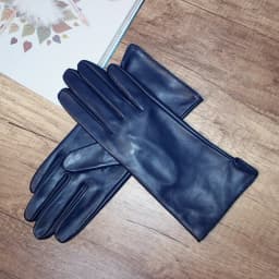 Summer Driving Thin Sheepskin Leather Gloves Women's Touch Screen Single Unlined Straight Style Motorcycle Riding Gloves