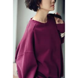 R7151C Artistic Retro Brushed Drawstring Round Neck Pullover Loose Batwing Sleeve Short Sweatshirt for Women Autumn