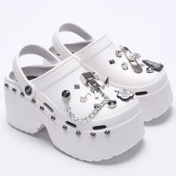 Women Chunky Platform Sandals 2024 Summer Soft Thick Sole Diy Clogs Garden Shoes Woman Closed Toe Non-Slip Beach Slides Sandals