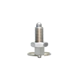Index Plunger Stainless Steel 304 Pull Ring and Lock Nut Screw Index Plungers with Ring and Lock Pin M6 M8 M10 M12 M16