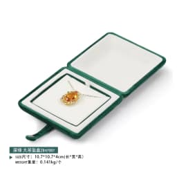 High Grade Double Open Jewelry Box Velvet Engagement Ring Box Wedding Ring Necklace Earring Gift Boxes Organizers Storage