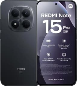 Xiaomi Redmi Note 15 Pro 5G Smartphone, 6.83" 120Hz CrystalRes AMOLED Display, 200MP Main Camera with OIS, MediaTek Dimensity 7400-Ultra, 45W Fast Charging, 6580mAh Battery, NFC, Global Version
