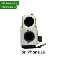 100% Tested Back Rear Camera Module For iPhone 12 13 14 15 16 Pro Max Mini Plus, Main Lens Flex Cable Replacement Repair Part