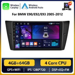 Podofo Android Car Radio For BMW 3-Series E90 E91 E92 E93 2005-2013 Android Auto Multimedia Player GPS Navigation RDS Head Unit