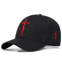 2Pcs Unisex Cross Embroidery Baseball Caps Spring Autumn Outdoor Adjustable Casual Hats Dad Hat Sunscreen Hat Combo Set