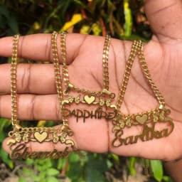 Custom Double Name Couple Necklace For Women Personalized Heart Peace Dove Butterfly Stainless Steel Necklace Jewellery Gifts