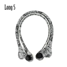 TANQU New 1 Pair Short Long Floral Print Soft Faux PU Leather Handle for Obag Classic Mini O Bag Women Shoulder Handbag