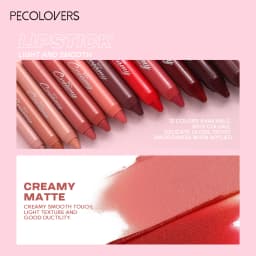 Multiple Colors Matte Lip Liner, Use As Lip Liner and Lipstick, Easy To Accurately Apply, Waterproof Long-lasting Non-stick