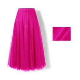 Hot Women Mesh Elastic Tutu Skirt Beach Spring Summer Korean High Waist Fashion Pleated Long Skirt Black White Tulle Skirts