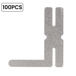 100Pcs Nickel Plating Process Nickel Sheet Spot Welder Accessories 18650 Battery T/Y/H/L Shapes 0.18mm Nickel Plate Welding Tool