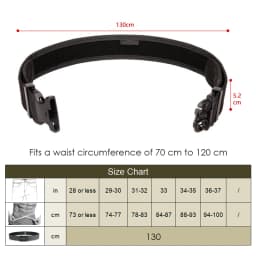 VATLTY 5.2cm Tactical Outer Belt for Men High Strength Plastic Pluggable Buckle Stiff Military Belt 130cm Rigid Girdle Male