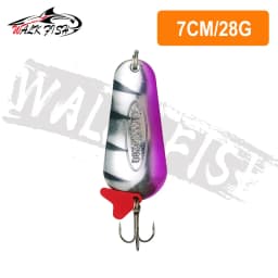 WALK FISH New 16g-28g Metal Spinner Spoon Trout Fishing Lure Hard Bait Sequins Noise Paillette Bait Hard Sequins Spinner
