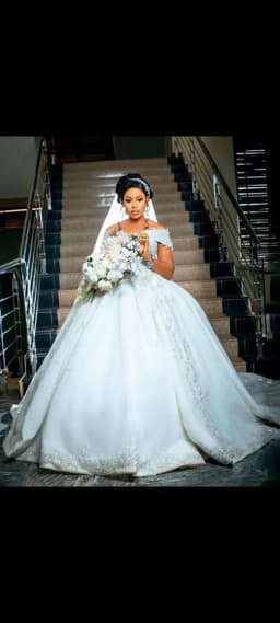 Customized New High Quality Trailing Bridal A-Line Plus Size Custom Made Bridal Bride Gown Wedding Dresses