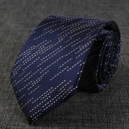 New Men's Tie Classic Stripes Striped 8cm Jacquard Necktie Accessories Daily Wear Cravat Wedding Business Party Gift