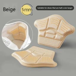 1 Pair Heel Stickers Heel Protectors Sneaker Shrink Size Insoles Anti-wear Feet Shoe Pads Adjust Size High Heel Cushion Inserts