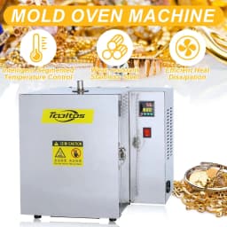 Segmented Temperature Controlled Jewelry Casting Furnace 900℃ Max for Metal Melting Wax Burnouts Mold Baking Jewelry Tools