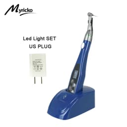 Dental Wireless Endo Motor with LED Lamp 16:1 Standard Contra Angle Handpiece Endodontic Instrument Dentist Teaching Model