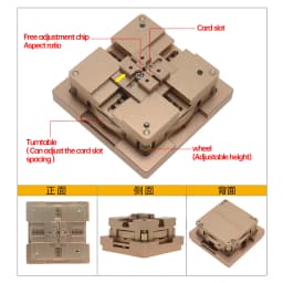 80mm/90mm Aluminium Alloy BGA Reballing Station Kit 90*90mm BGA Reballing Station with 10/PCS BGA Universal Stencil Solder Balls