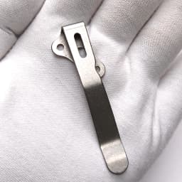 1piece Titanium Alloy Back Clip Folding Knife Pocket Back Clamps For Demk AD20/20.5 Folding Knife DIY Parts Accessories