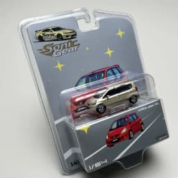 [In Stock] Sonic Gear 1/64 Mazda RX7 AE86 Golf GTI Honda JAZZ alloy car model, ideal for holiday gifts and collection pieces.