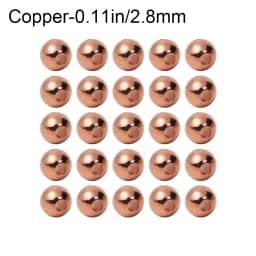 25Pcs/lot Nice-Designed Slotted Tungsten Beads Fly Tying Beads Tungsten 2mm/2.5mm/2.8mm/3.3mm/3.5mm Fly Tying Material