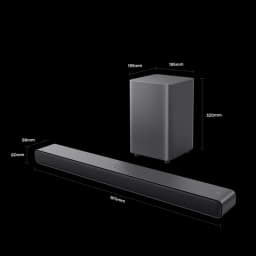 TCL S55H Series 2.1 Dolby Atmos all-in-one super bass soundbar with Subwoofer,S55H