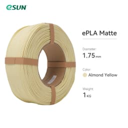 ESUN PLA Matte 3D Printer Filament 1.75mm Dimensional +/- 0.03mm 1KG (2.2 LBS) Spool 3D Printing Material For 3D Printers