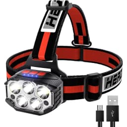 1500 Lumens Usb Rechargeable Headlight 7 Modes Motion Sensor Head Light Waterproof Headlamp Sports Camping Portable Flashlight