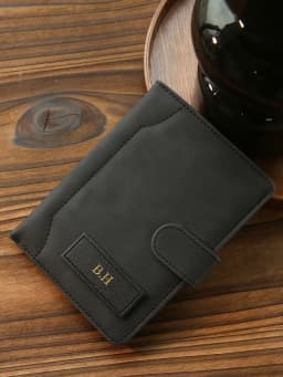 Personalized Name Passport Holder Custom Suede Matte Texture Faux Leather Passport Bag Handmade Travel Accessories Custom Gift